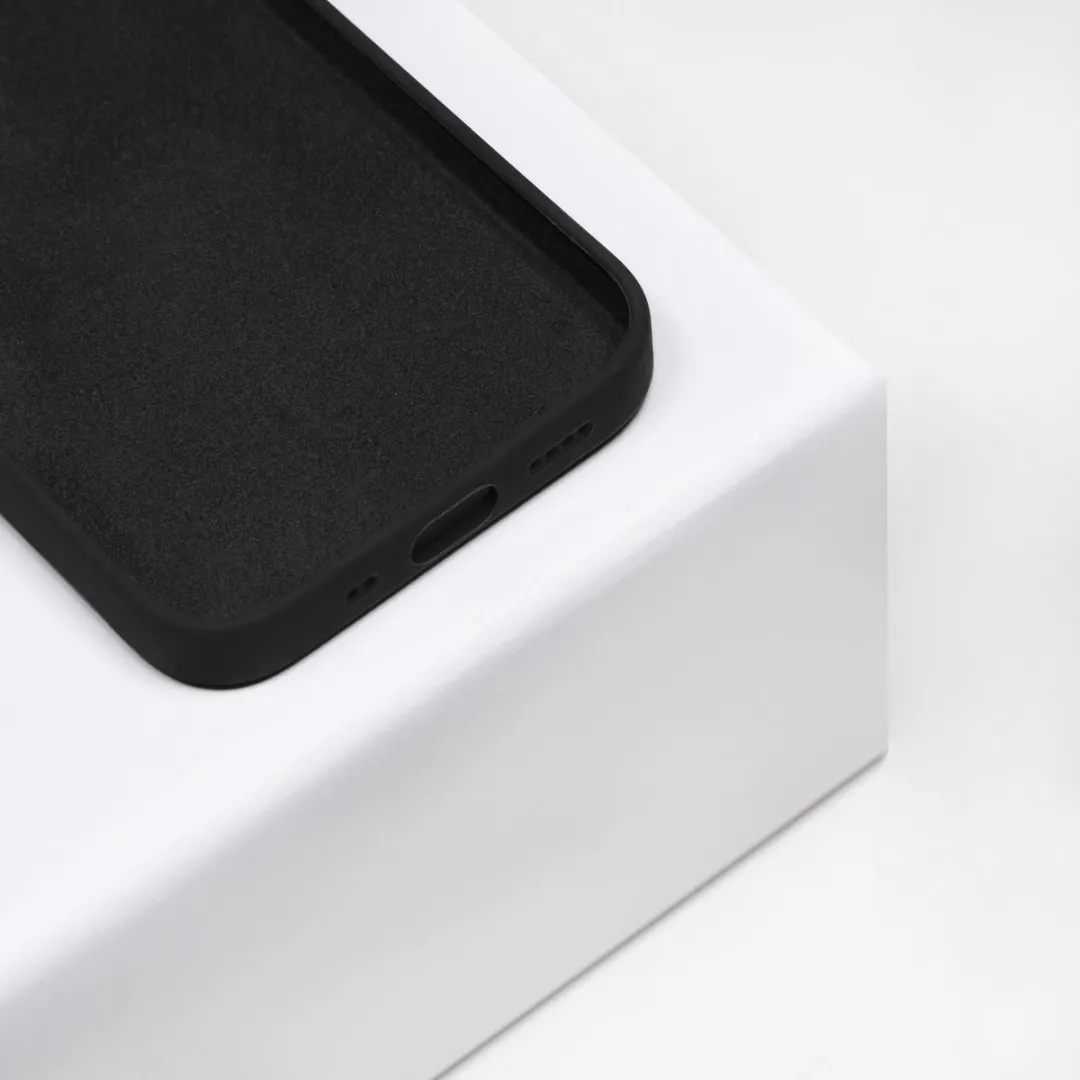 BMAX Siliconen Hoesje iPhone 12 Mini - Zwart