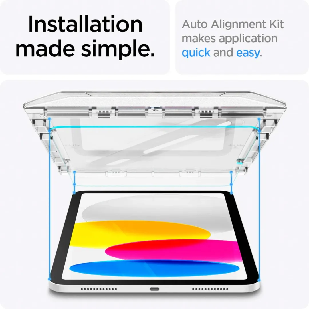 Spigen Glas.tR EZ Fit iPad 10.9 (2022) - Transparant