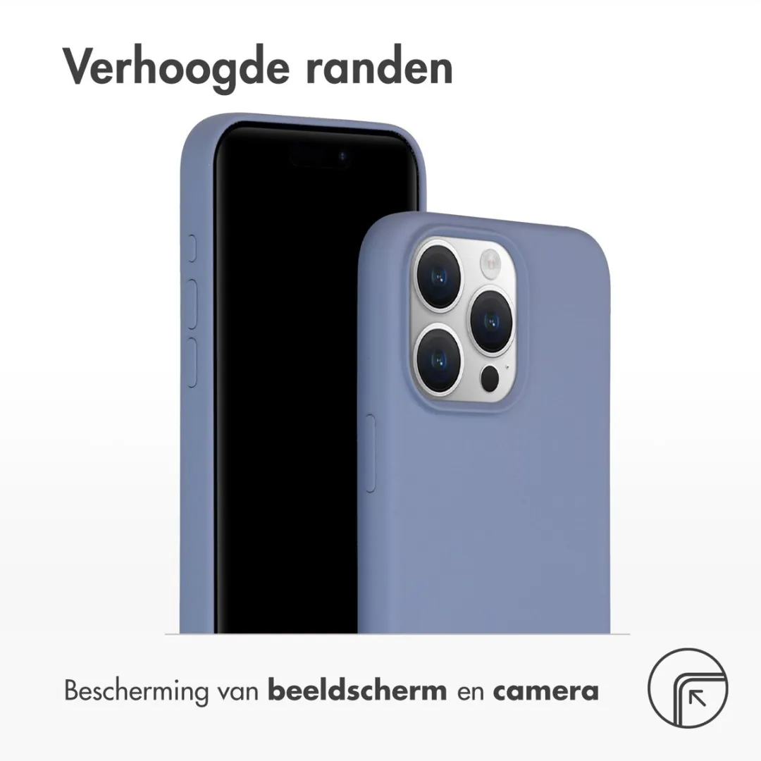 Accezz Hoesje iPhone 15 Pro Max Lavender Gray