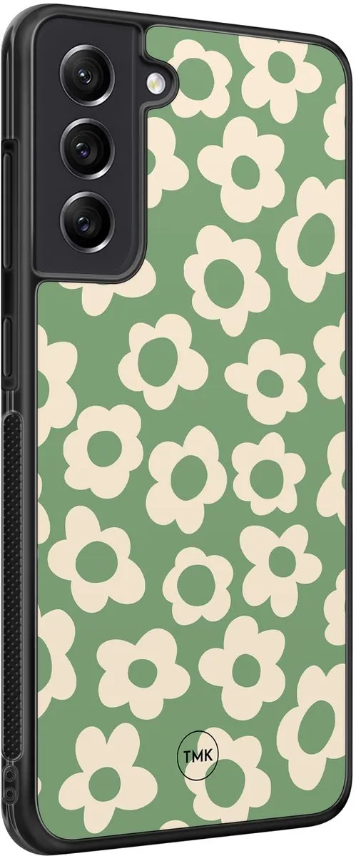Casevibes S/S21FE/B/005 Hoesje Samsung Galaxy S21 FE - Groen