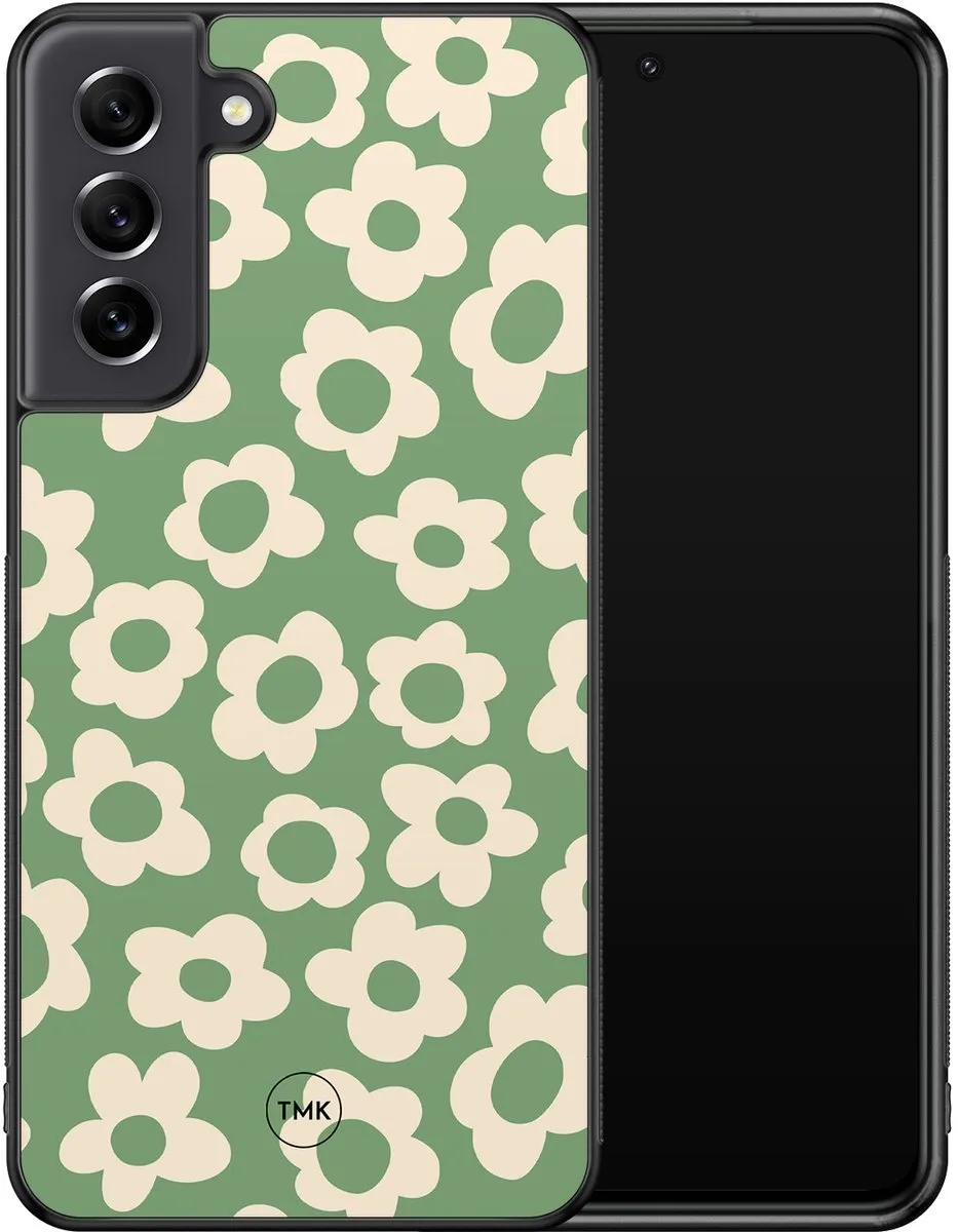 Casevibes S/S21FE/B/005 Hoesje Samsung Galaxy S21 FE - Groen