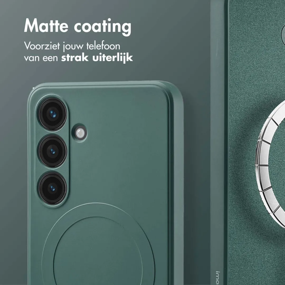 Imoshion Hoesje Samsung Galaxy S24 - Donkergroen MagSafe