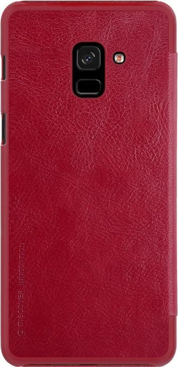 Nillkin Qin PU Leren Hoesje - Rood - Samsung Galaxy A8+ 2018 - afbeelding 2 van 6