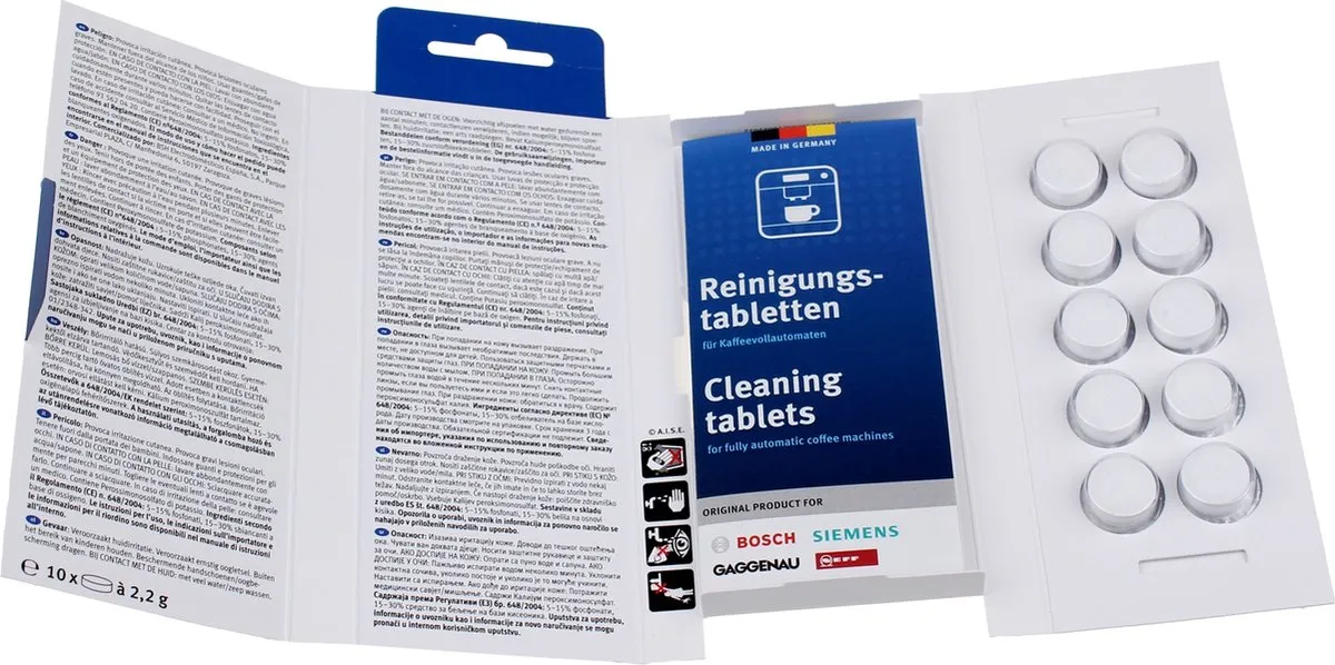 Bosch/Siemens Reinigingstabletten 311940 - 20 Stuks
