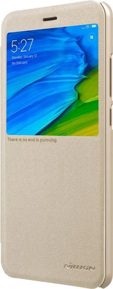 Nillkin Sparkle View Book Case Xiaomi Redmi Note 5 Pro - Goud