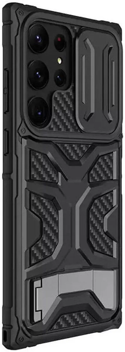 Nillkin Adventurer Back Cover - Zwart voor Samsung Galaxy S23 Ultra