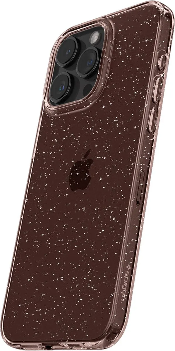 Spigen Liquid Crystal Glitter Hoesje iPhone 15 Pro - ACS06702 - Roze Transparant