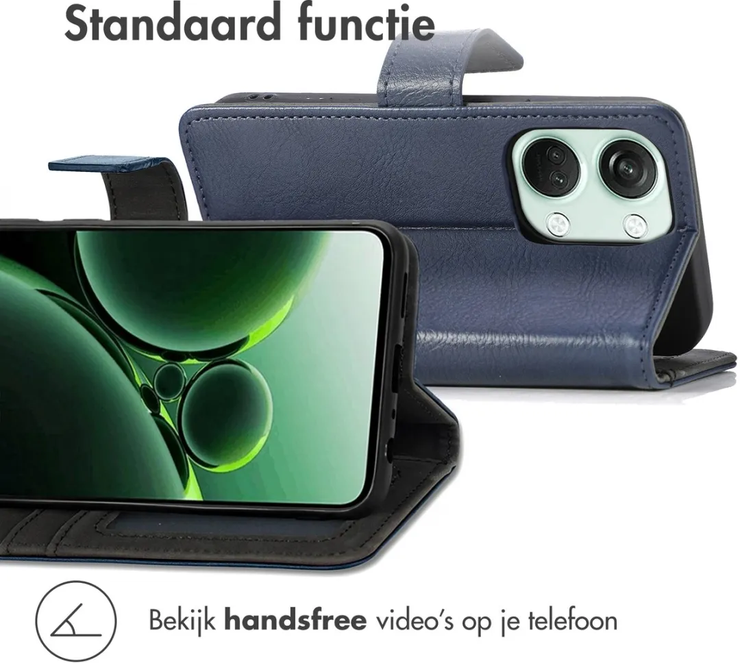 Imoshion Hoesje OnePlus Nord 3 Donkerblauw - 3 Pasjes