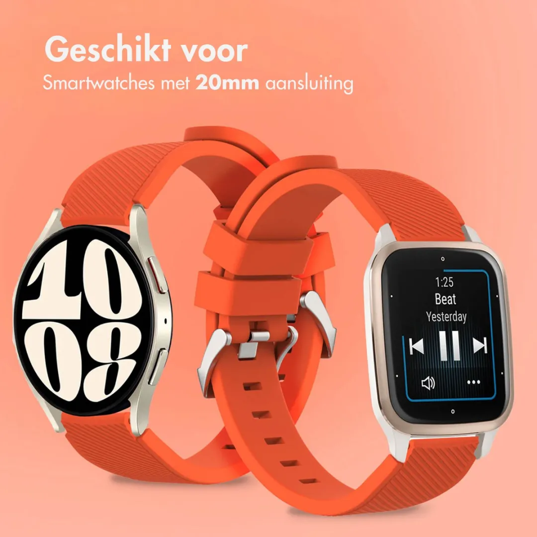Imoshion Flexibel Siliconen Bandje 20mm - Oranje