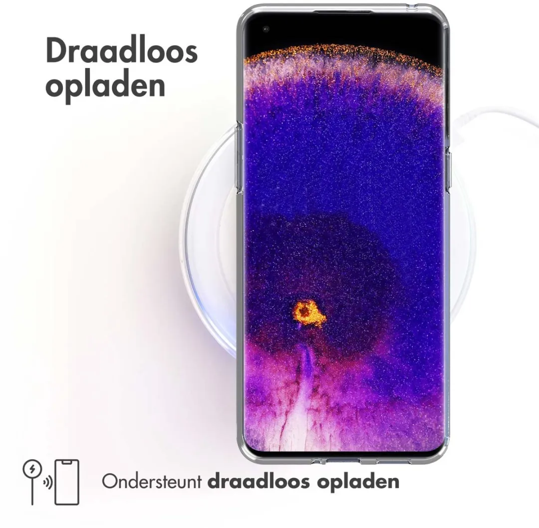 Accezz Hoesje Oppo Find X5 Pro 5G - Transparant