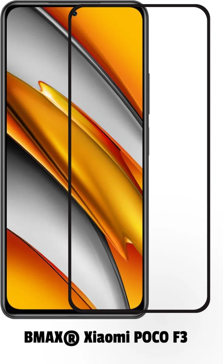 BMAX Xiaomi Poco F3 Screenprotector - 2 Stuks - Zwart