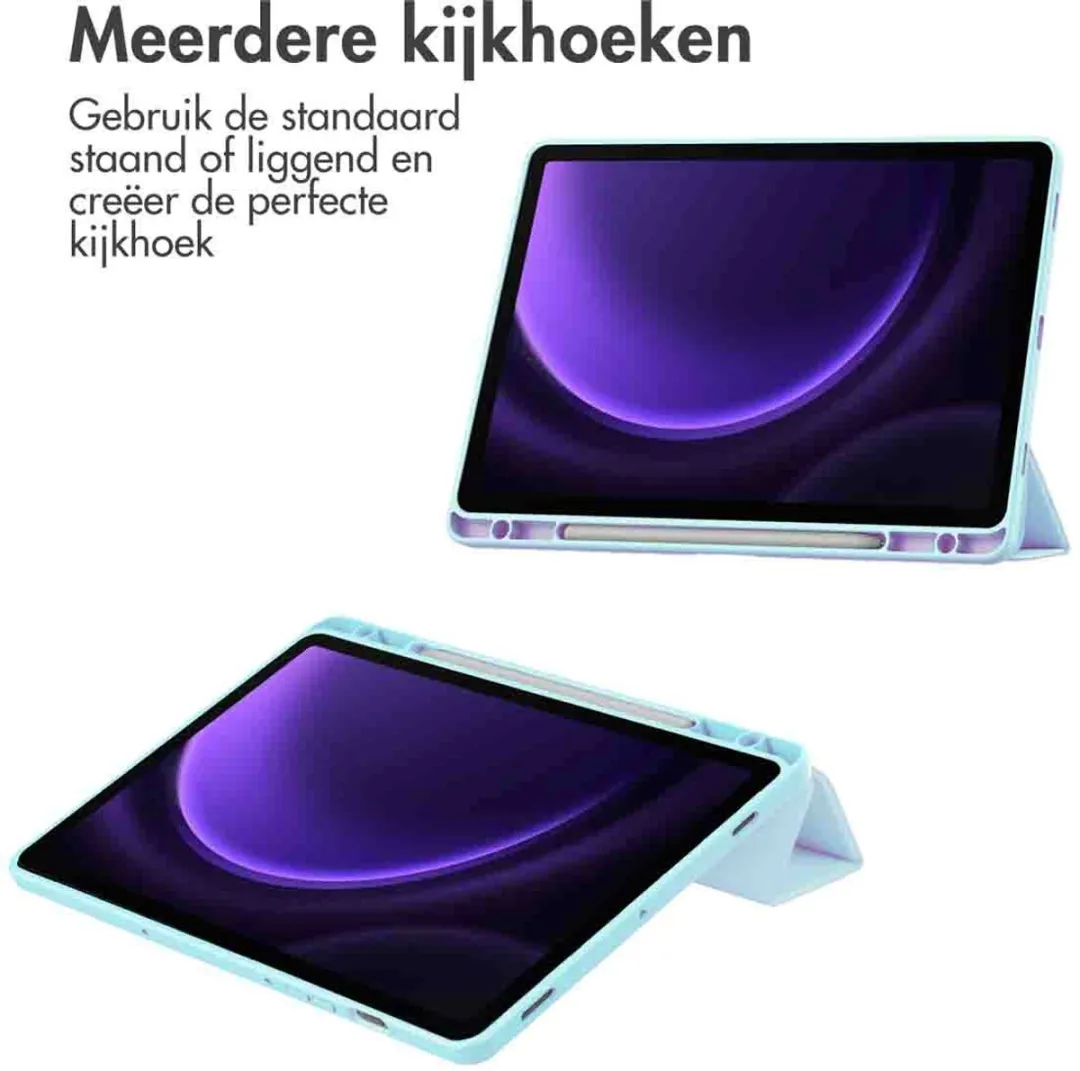 imoshiion Tablethoes SH00067768 - Trifold Hardcase - Lichtblauw