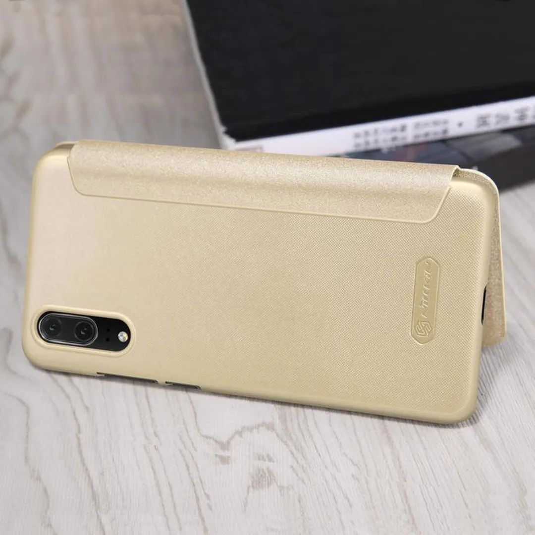 Nillkin New Sparkle View Book Case Huawei P20 - Goud - afbeelding 6 van 6