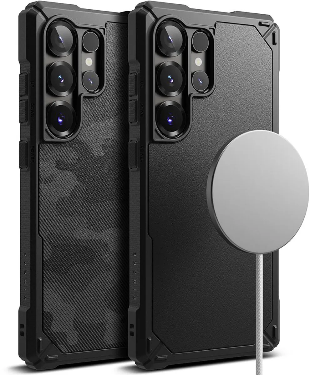 Ringke Rugged Gear Magnetic Voor Galaxy S25 Ultra - Transparent
