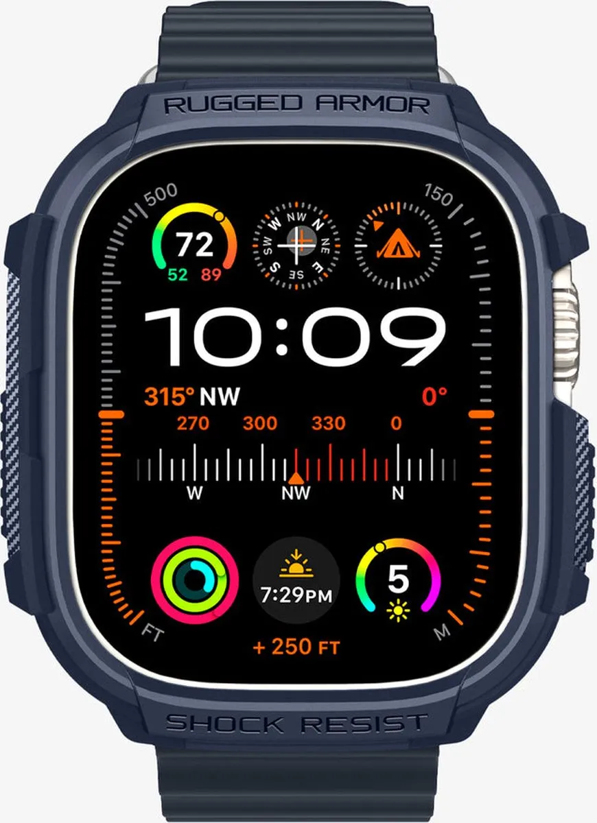 Spigen Rugged Armor Hoesje Apple Watch Ultra 49mm