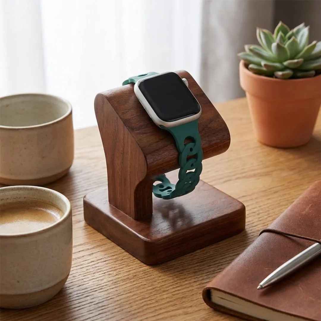 NUVEX Donkergroen Horlogebandje Apple Watch 38-41mm - One Size