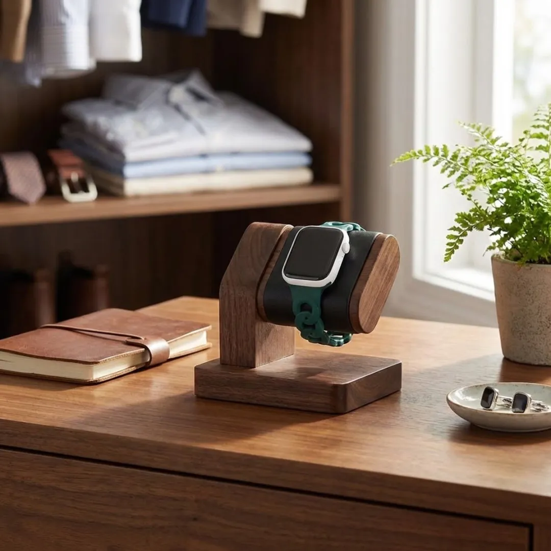NUVEX Donkergroen Horlogebandje Apple Watch 38-41mm - One Size