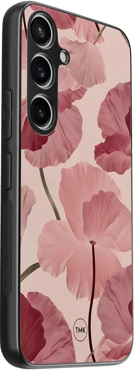 Casevibes Samsung Galaxy A15 Hoesje - Roze Vintage Blossom