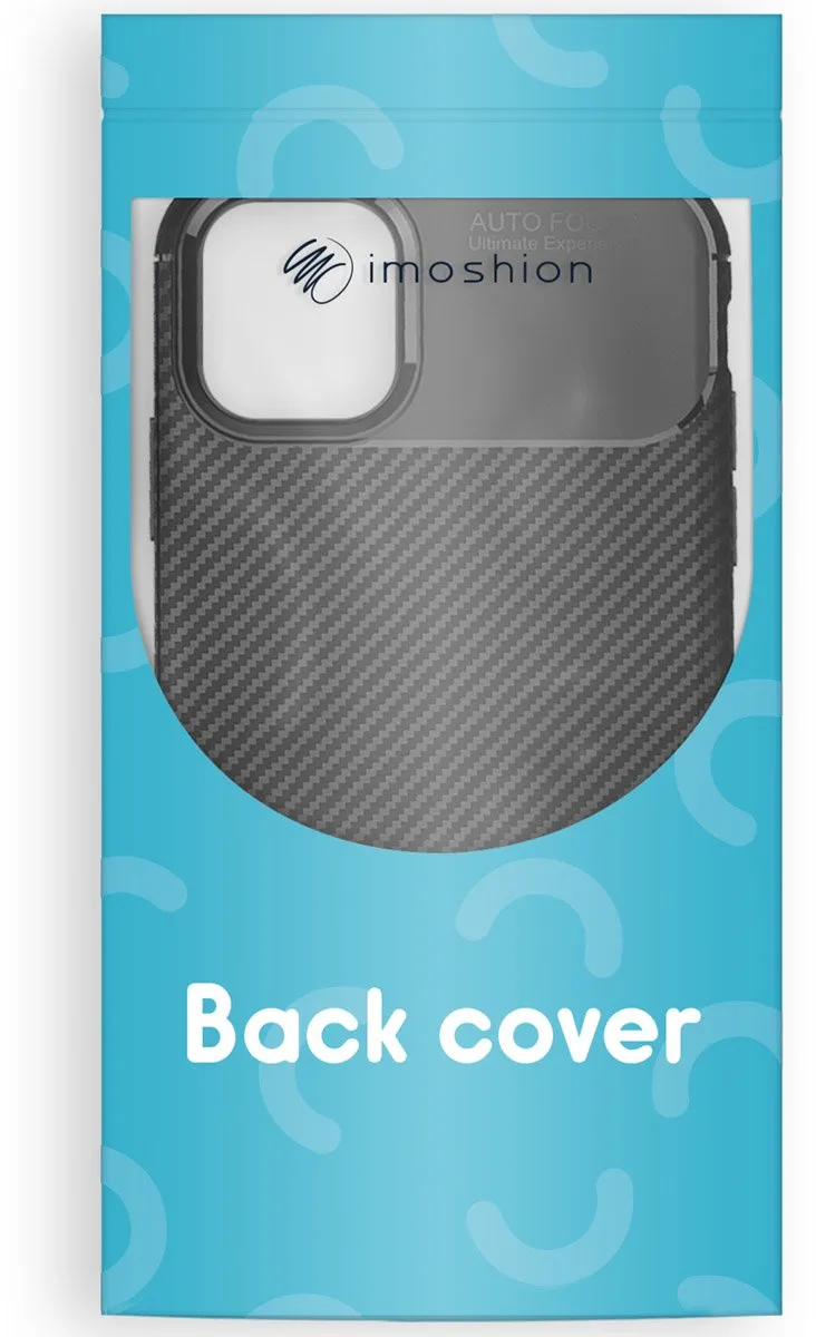 imoshiion Hoesje Samsung Galaxy S23 Plus Carbon - Zwart