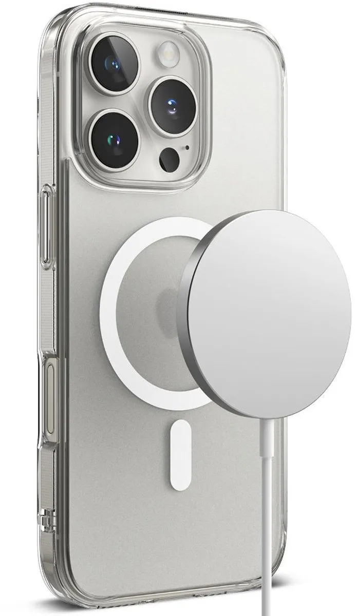 Ringke Fusion Magnetic iPhone 16 Pro Max Hoesje - Transparant