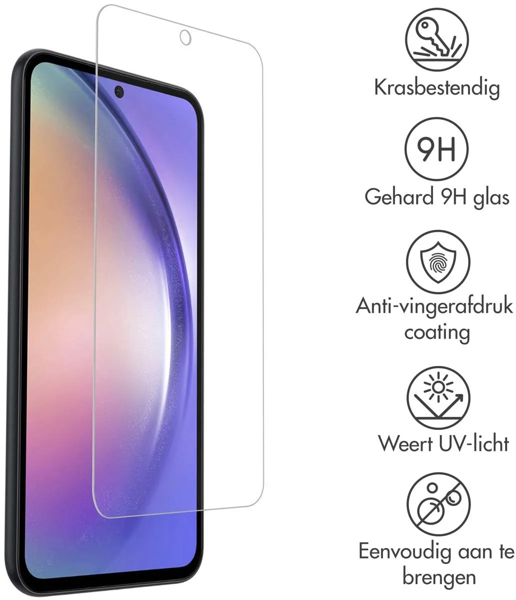 imoshiion Screenprotector Gehard Glas Duopack - Samsung Galaxy A54