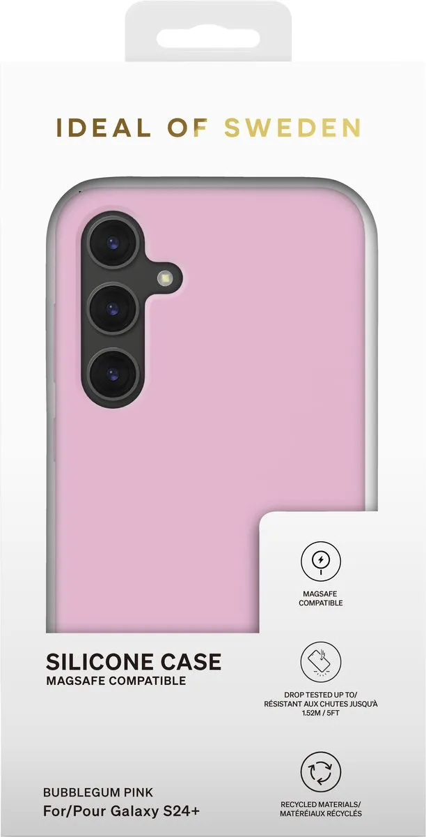 iDeal of Sweden Galaxy S24 Plus Backcover Hoesje - Bubble Gum Pink - IDSICMS-S24P-498