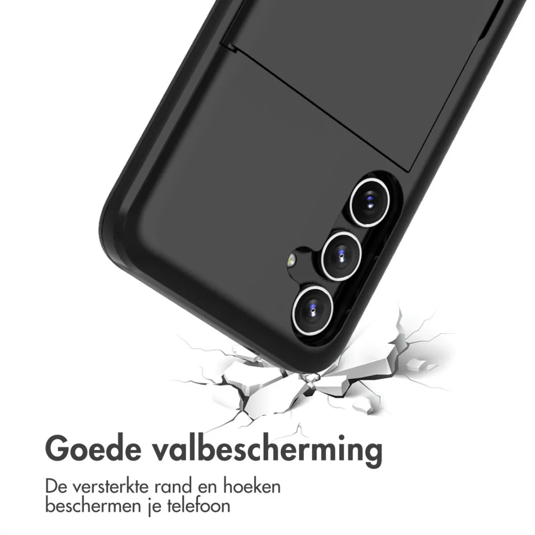 Imoshion Hoesje Samsung Galaxy S23 FE - Pasjeshouder - 2 Stuks - Zwart