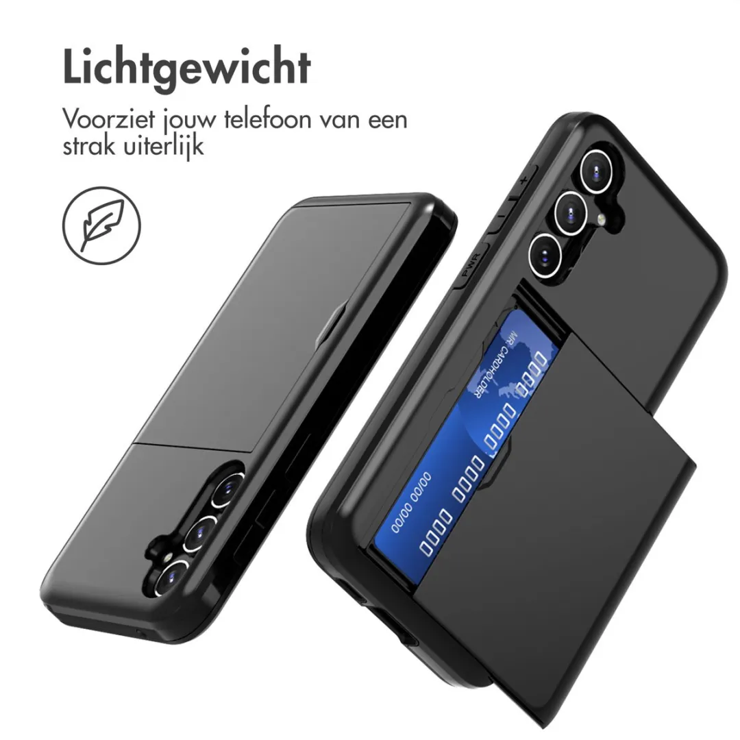 Imoshion Hoesje Samsung Galaxy S23 FE - Pasjeshouder - 2 Stuks - Zwart