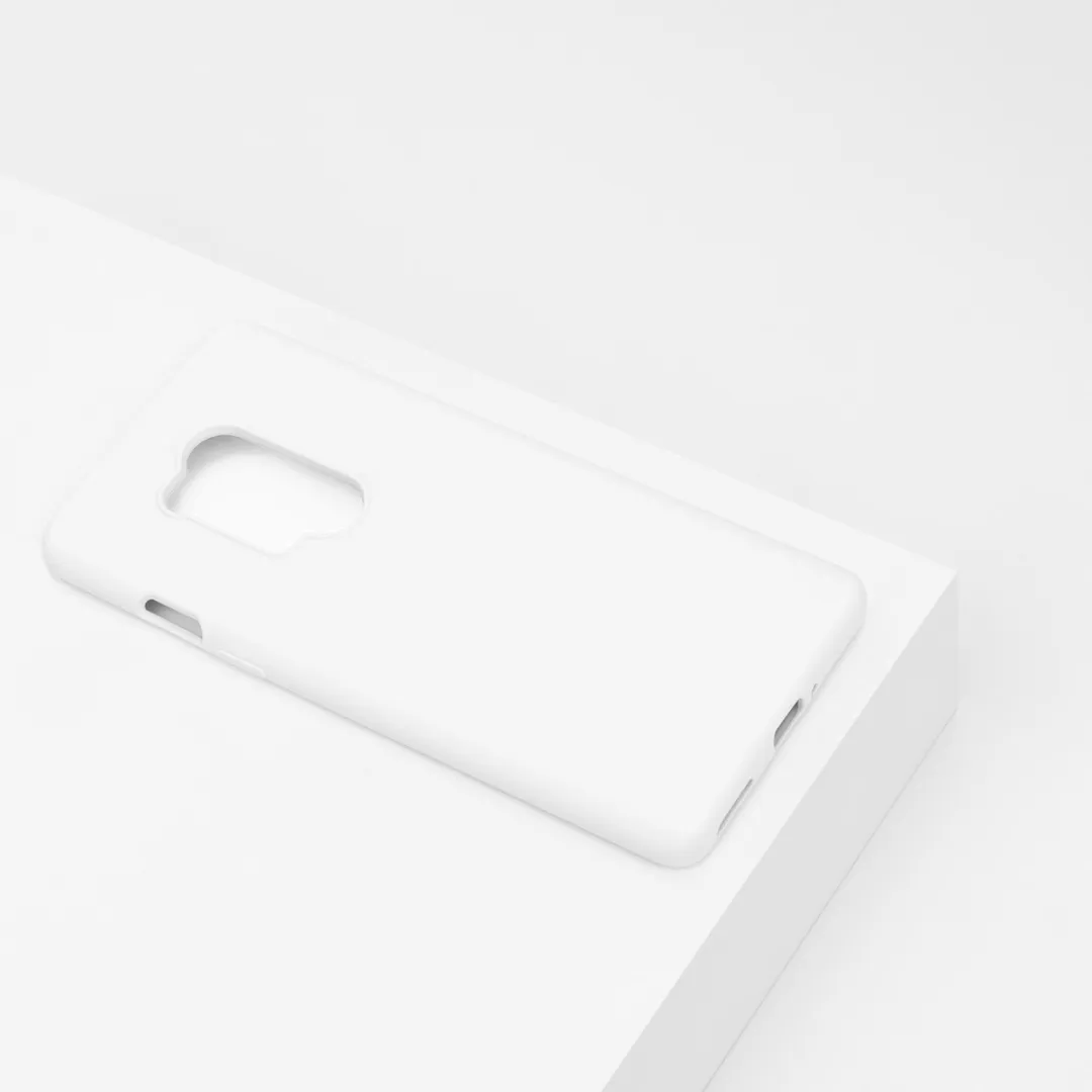 BMAX Siliconen Hoesje OnePlus 8 Pro - Wit