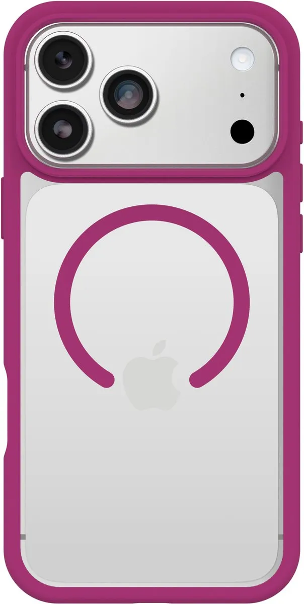 OtterBox React 77-98654 MagSafe Hoesje - iPhone 17 Pro Max - Transparant Roze