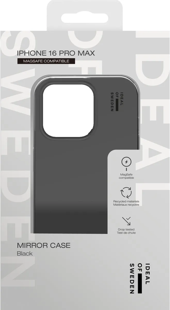 iDeal of Sweden Mirror Case MagSafe iPhone 16 Pro Max - Mirror Black - afbeelding 2 van 6