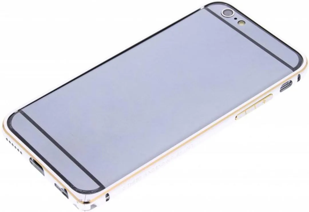 Nillkin Gothic Metal Frame iPhone 6/6s - MPN 6G00003211 - Goud/Zilver - afbeelding 3 van 5