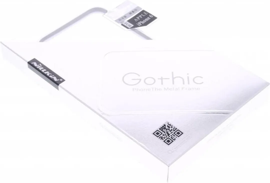 Nillkin Gothic Metal Frame iPhone 6/6s - MPN 6G00003211 - Goud/Zilver - afbeelding 5 van 5