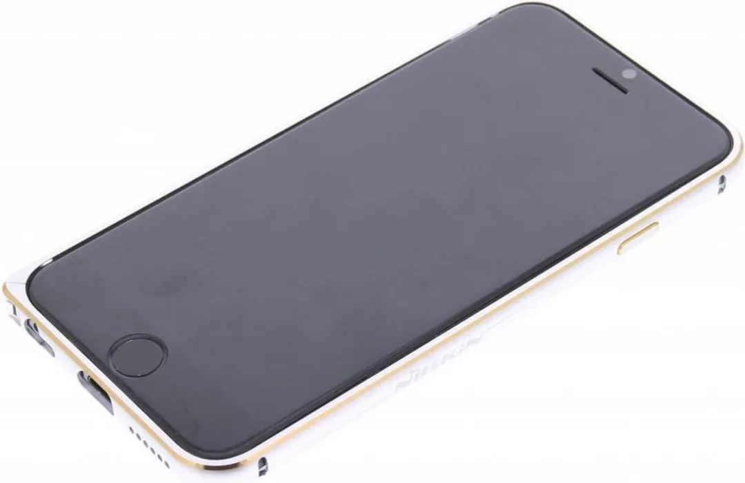 Nillkin Gothic Metal Frame iPhone 6/6s - MPN 6G00003211 - Goud/Zilver - afbeelding 4 van 5