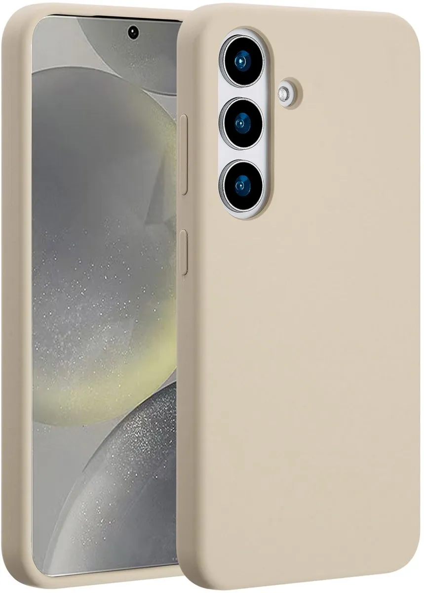 Accezz Hoesje Samsung Galaxy S25 - Liquid Silicone Stone