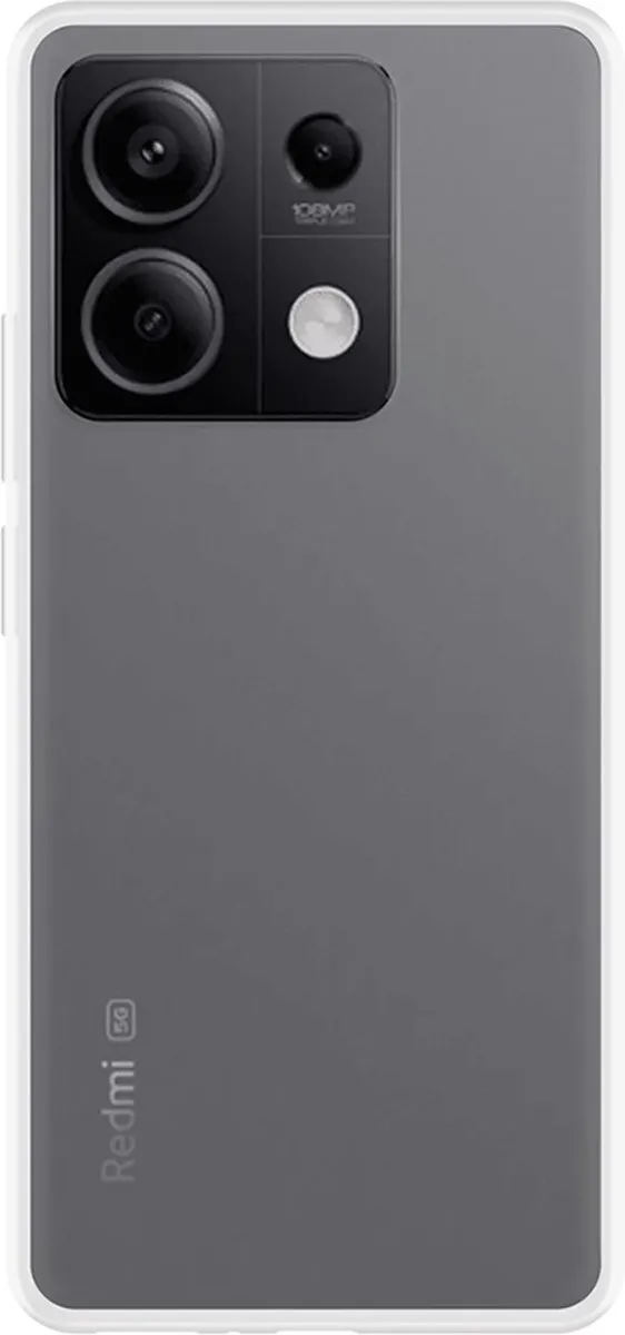 Just in Case Cazy Hoesje Xiaomi Redmi Note 13 5G - Siliconen - Transparant