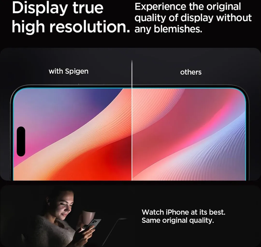 Spigen Tempered Glas iPhone 16/17 Pro Max - 2 Stuks