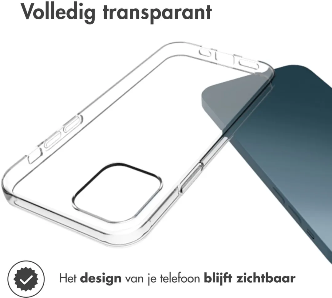 Accezz Hoesje iPhone 12 Pro/12 Transparant