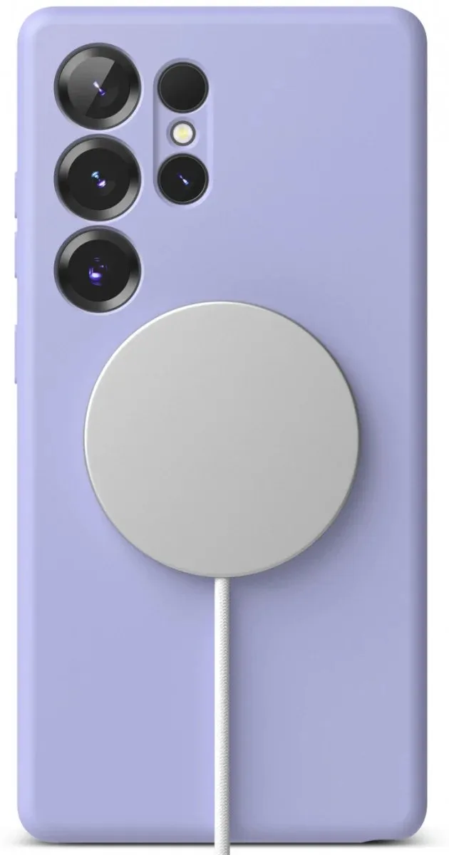 Ringke Silicone MagSafe Hoesje Samsung Galaxy S25 Ultra - Paars