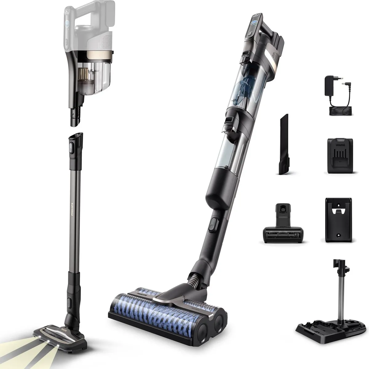 Philips Steelstofzuiger XW9383/01 Aqua Trio