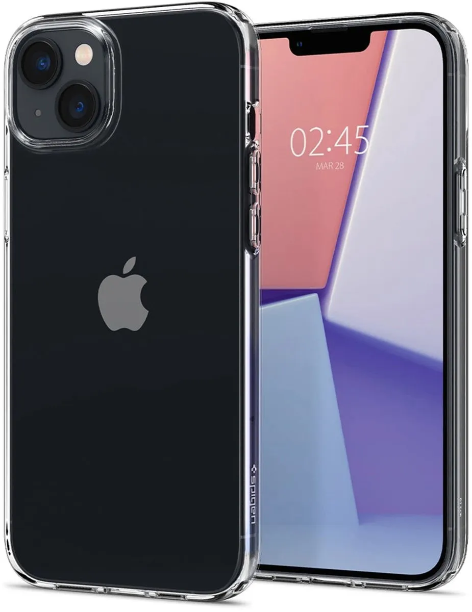 Spigen Liquid Crystal Backcover iPhone 14 - Transparant