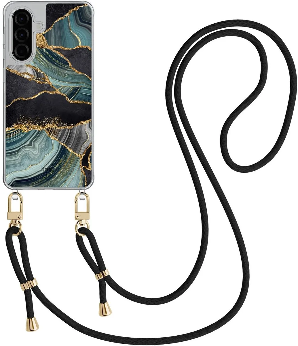 Casevibes Telefoonhoesje Samsung A26 CV/S/A26/C/014 - Marble Jade Stone - Crossbody