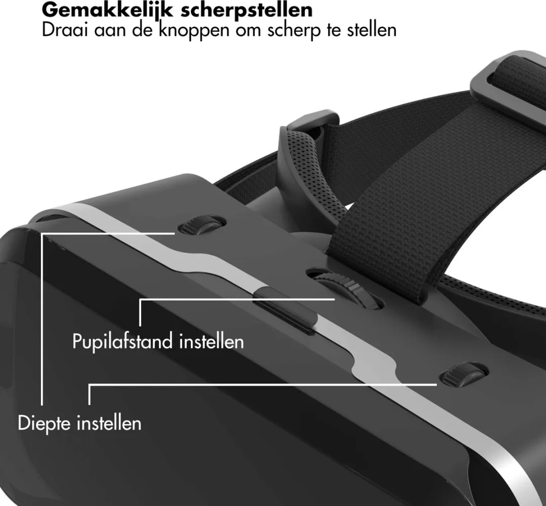 Imoshion VR Bril SH00050050 - Universeel Smartphone - Zwart