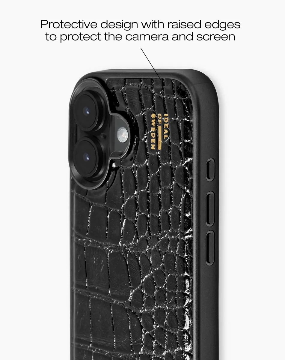 iDeal of Sweden Vegan Leather Backcover iPhone 17 - IDVLCMS-I2561-334 - Zwart