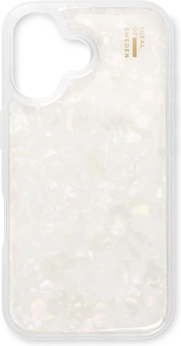 iDeal of Sweden Pearlized Case IDPLC-I2461-10 - iPhone 16 - Wit