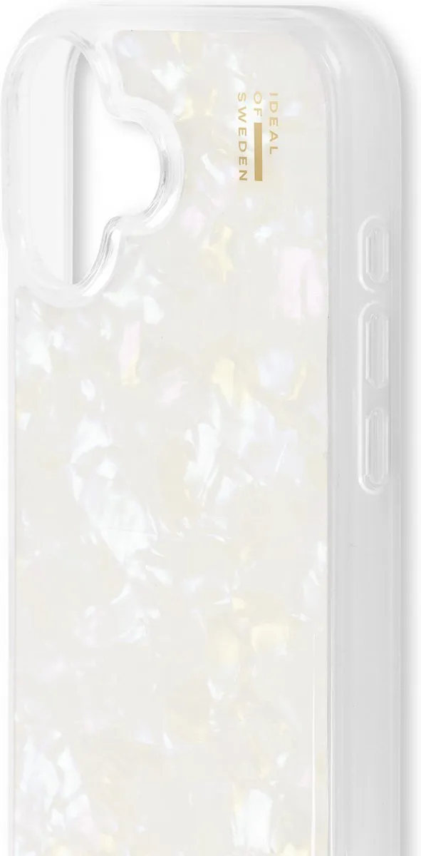 iDeal of Sweden Pearlized Case IDPLC-I2461-10 - iPhone 16 - Wit