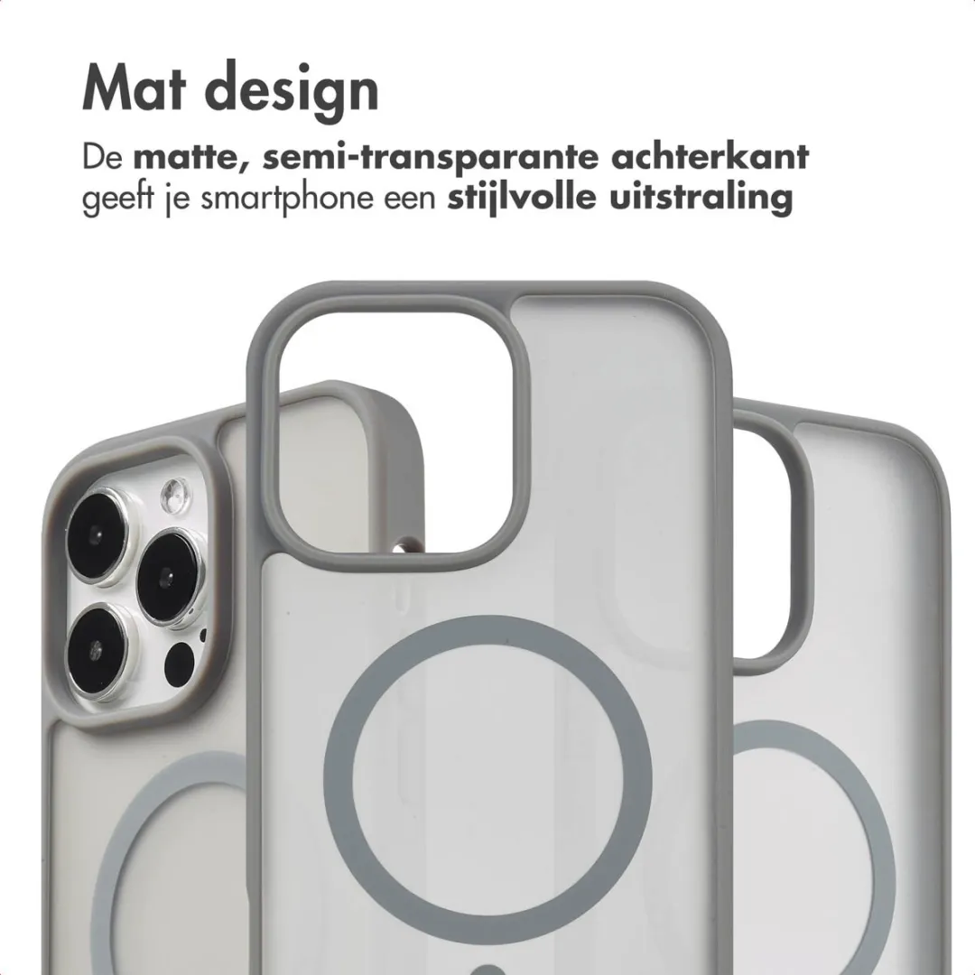 Imoshion Hoesje iPhone 14 Pro Max MagSafe - Grijs