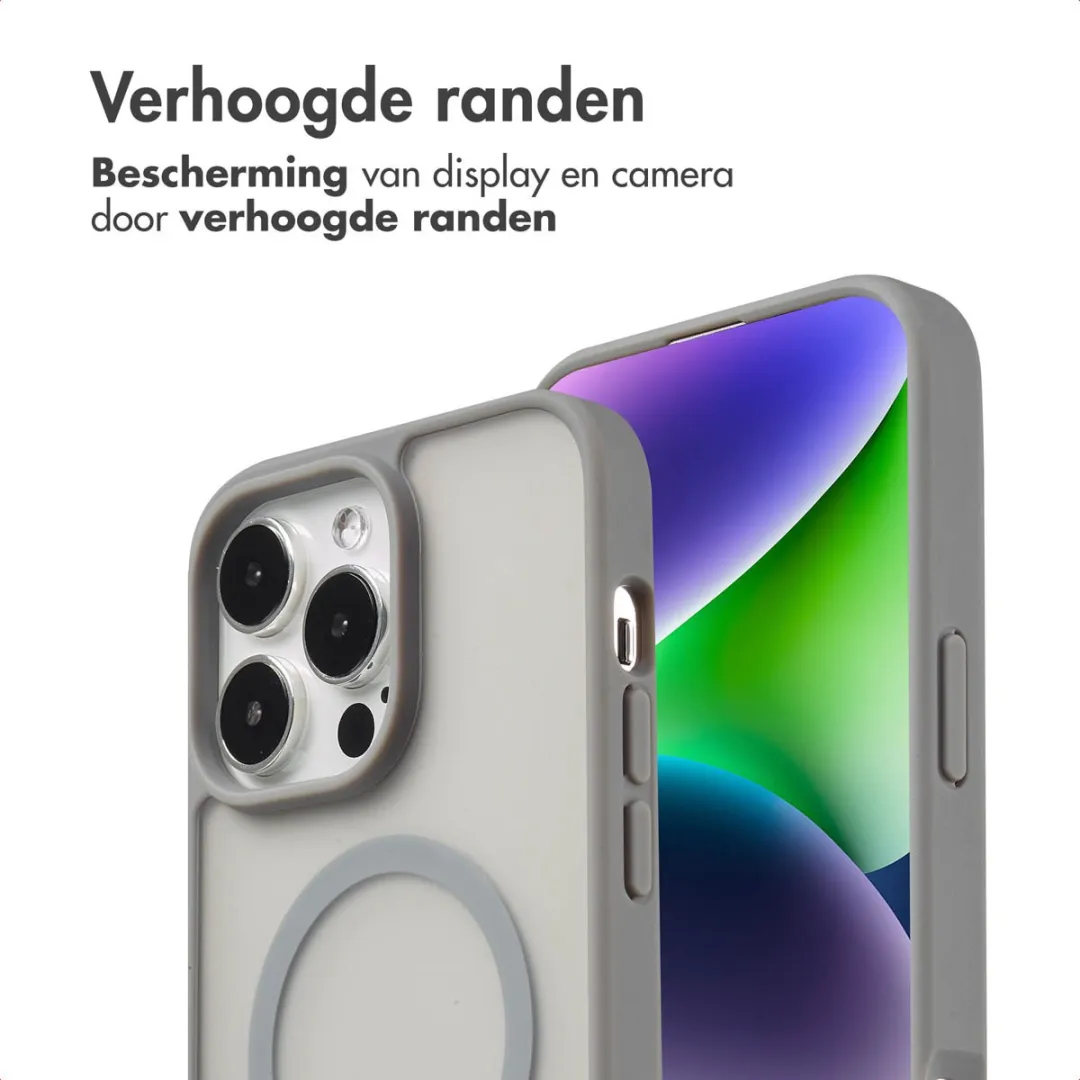 Imoshion Hoesje iPhone 14 Pro Max MagSafe - Grijs