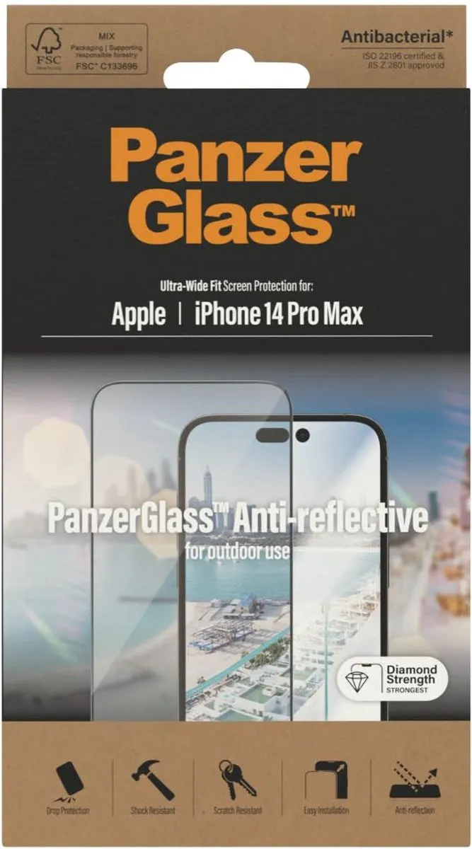PanzerGlass iPhone 14 Pro Max Anti-Glare Schermbeschermer - PG-2790