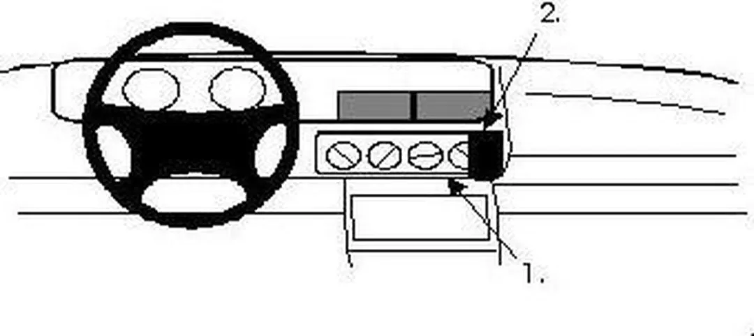 Brodit ProClip Angled Mount 852006